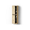 BADSCHRANK Vomano Artisan-Eiche 50 x 170 cm - Anthrazit/Eiche Artisan, Holzwerkstoff (50/170/33cm) - Livinity®
