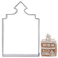 AUSSTECHFORM Haus kompakt 10 cm Silber - Silberfarben, Metall (6.3/1.5/10cm) - Orion 