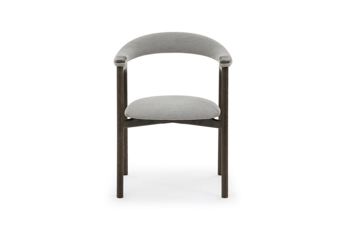 STUHL Franz, Braune Massiveiche - Braun, Holz (53/81/62cm) - WOODEK