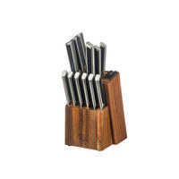 KÜCHENMESSERBLOCK und Steakmesser Loki Loviisa - 14er-Set - Silberfarben, Metall (1cm) - Björn