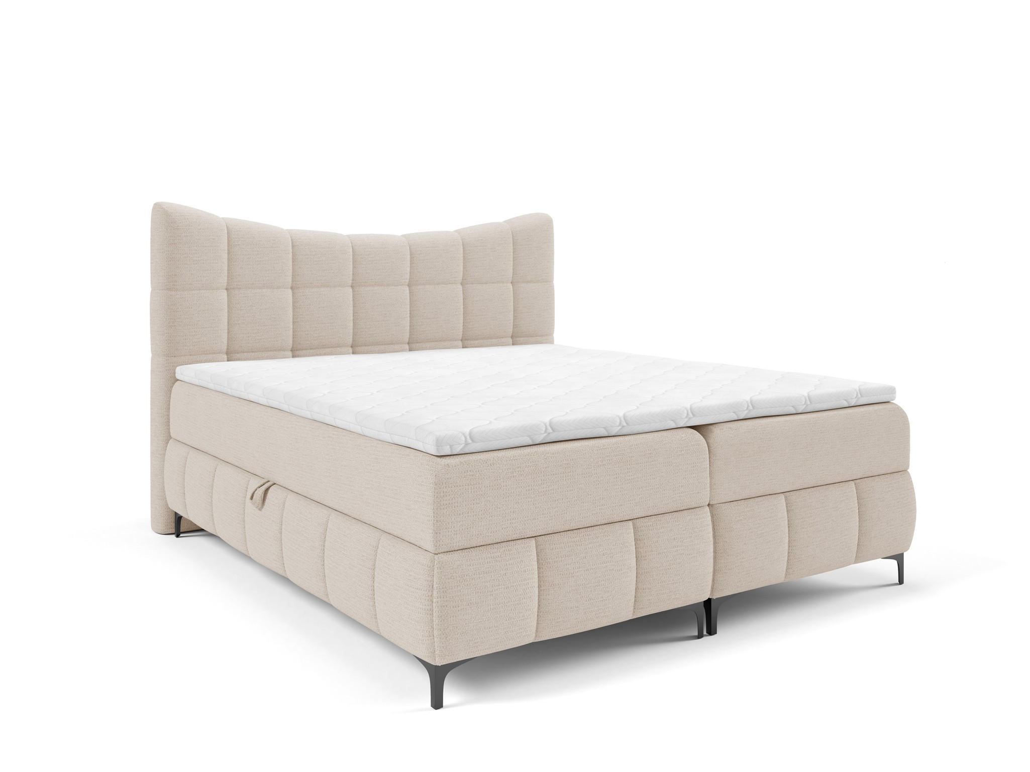 Fun Möbel Boxbett Creme 160x200 cm