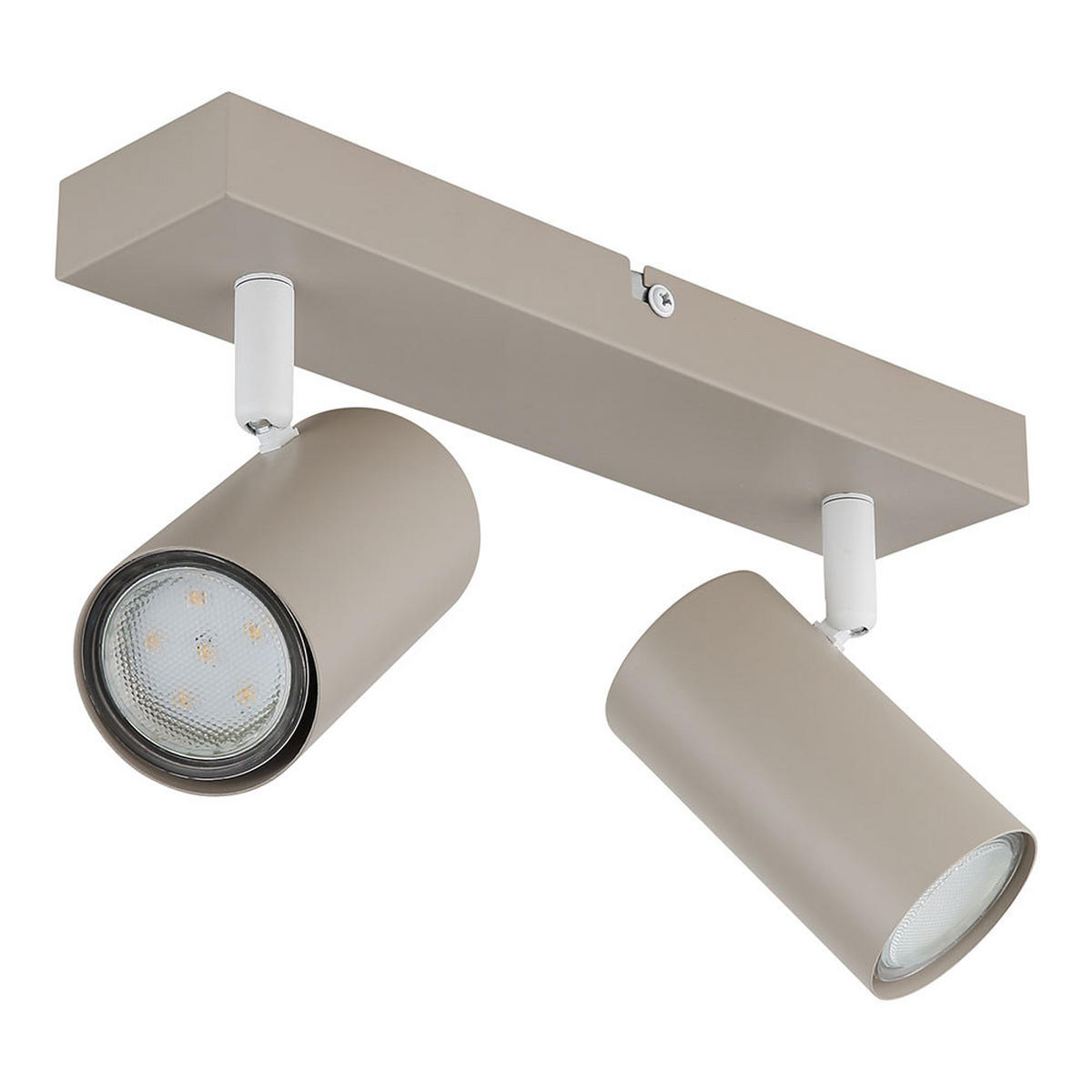 LED DECKENLEUCHTE ROBBY Metall sandfarben, schwenkbar - Bernsteinfarben, Metall (26/6/12cm) - Globo Lighting