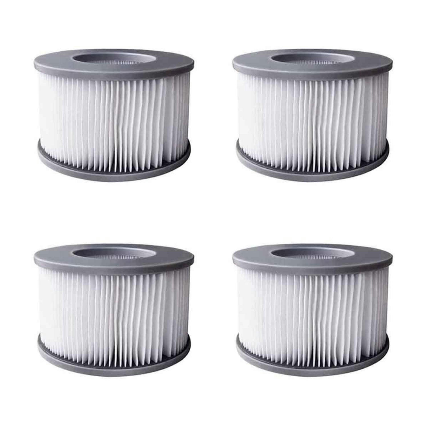 FILTERKARTUSCHEN 4er Set für Whirlpool MSPA ab 2020 - Grau, Kunststoff (7/6/11cm)