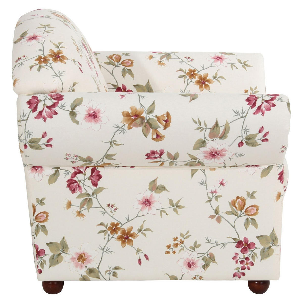 SESSEL Kama Bezug Flachgewebe Buche nussbaum dunkel / weiß - Weiß, Kunststoff (96/85/81cm) - 58aufmkessel