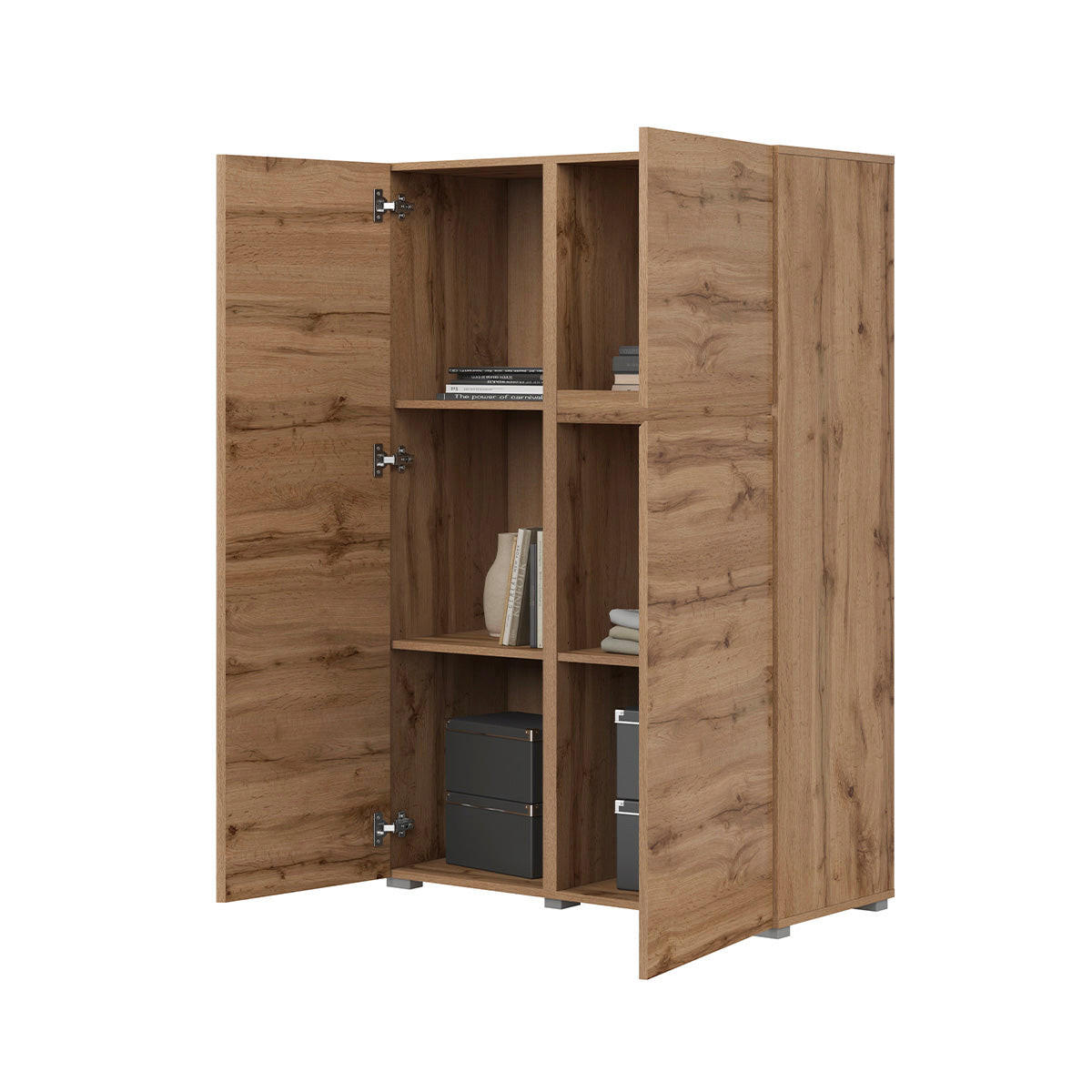 KOMODA Maxis Drevo - hnedá, kompozitné drevo (92/139/40cm) - Petits-meubles