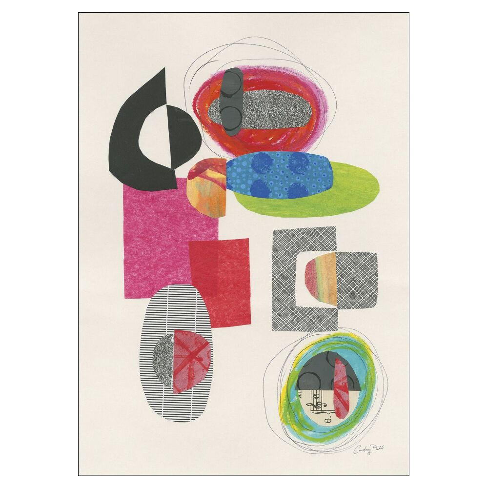 POSTER Wild Apple - Copy of Geometric Collage - Multicolor, Papier (50/70/0.1cm) - Poster&Frame