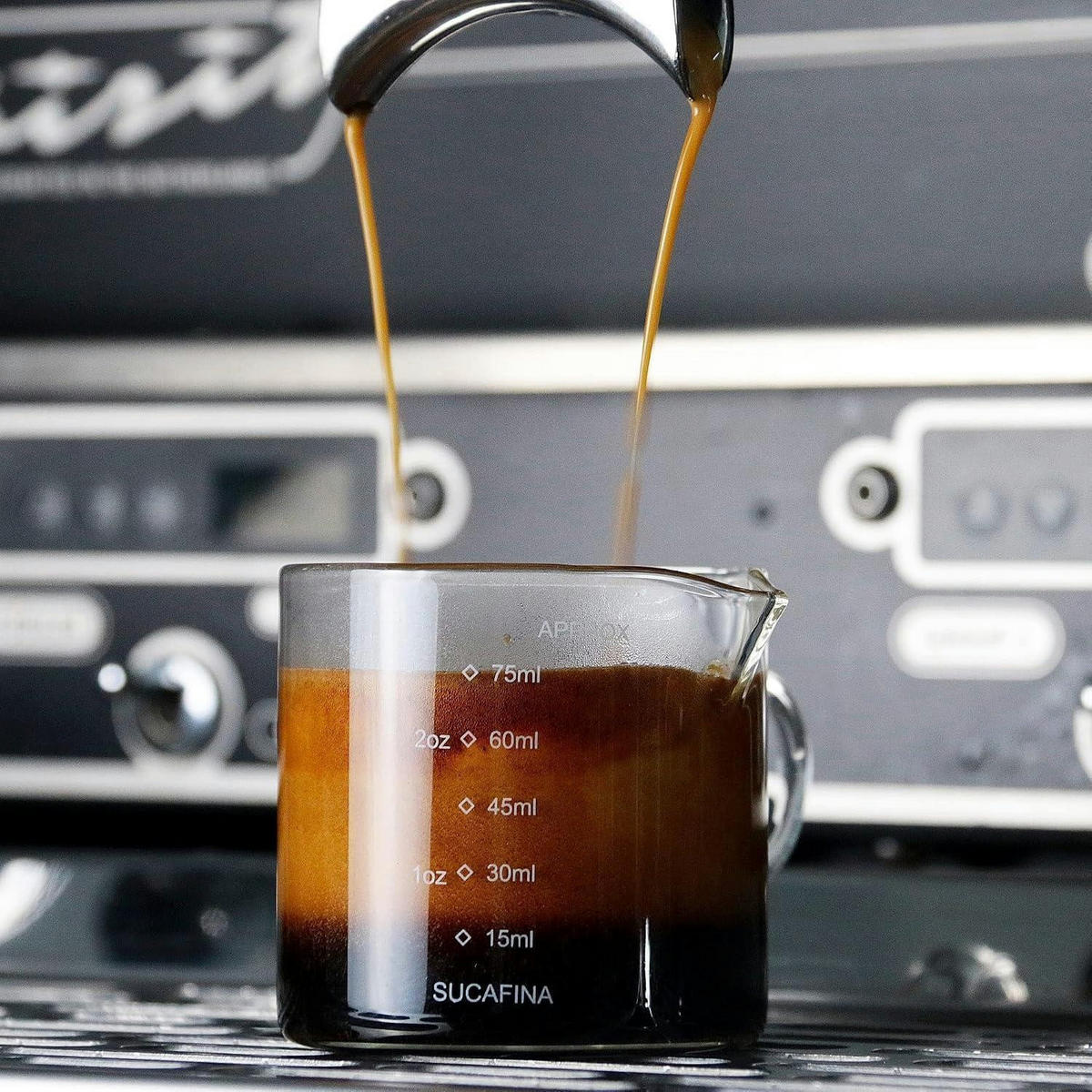 ESPRESSOGLAS mit Griff 75 ml Borosilikatglas - Transparent, Glas (0.075L)