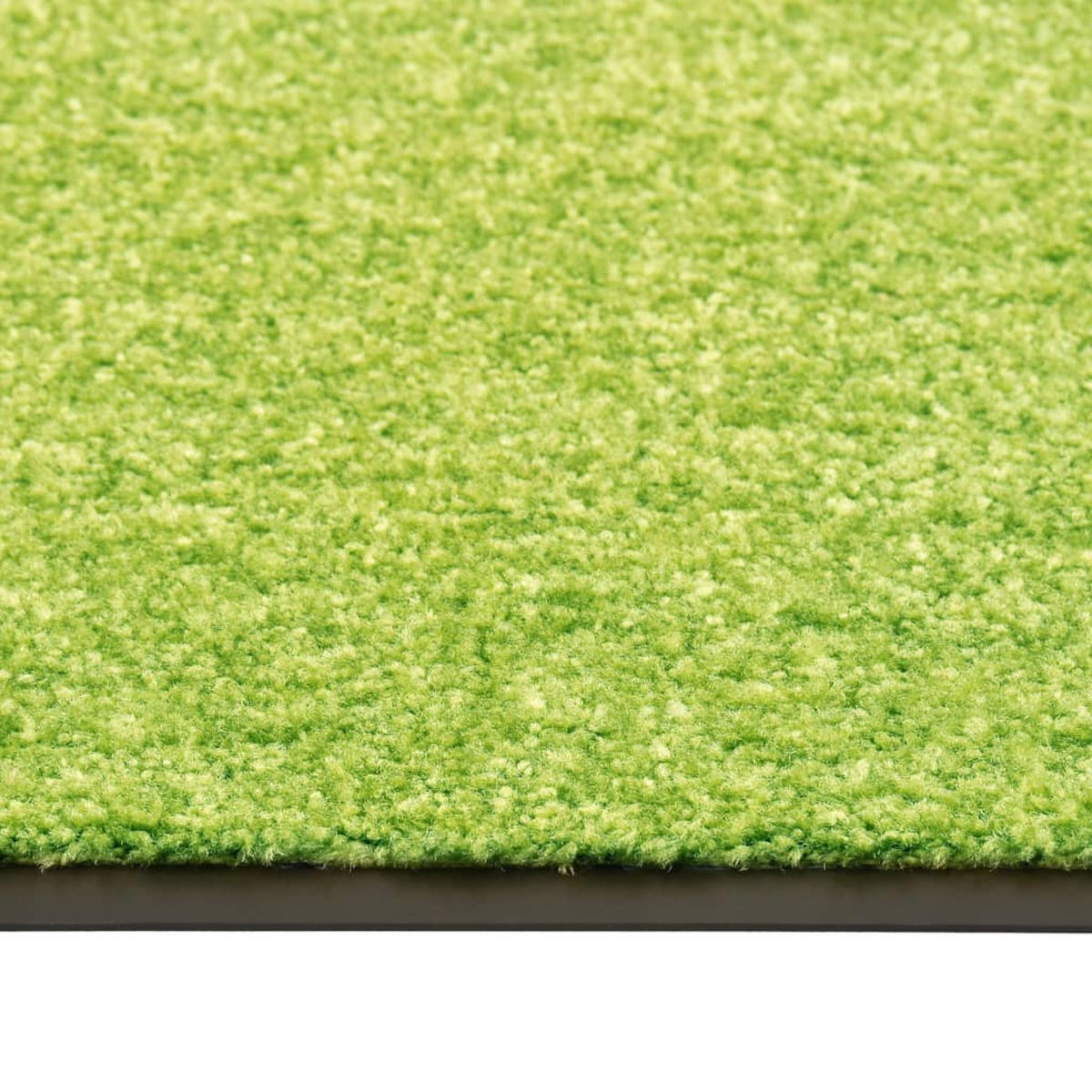 FUSSMATTE Waschbar Grün 60/180 Cm - Grün, Textil (60/180cm) - vidaXL