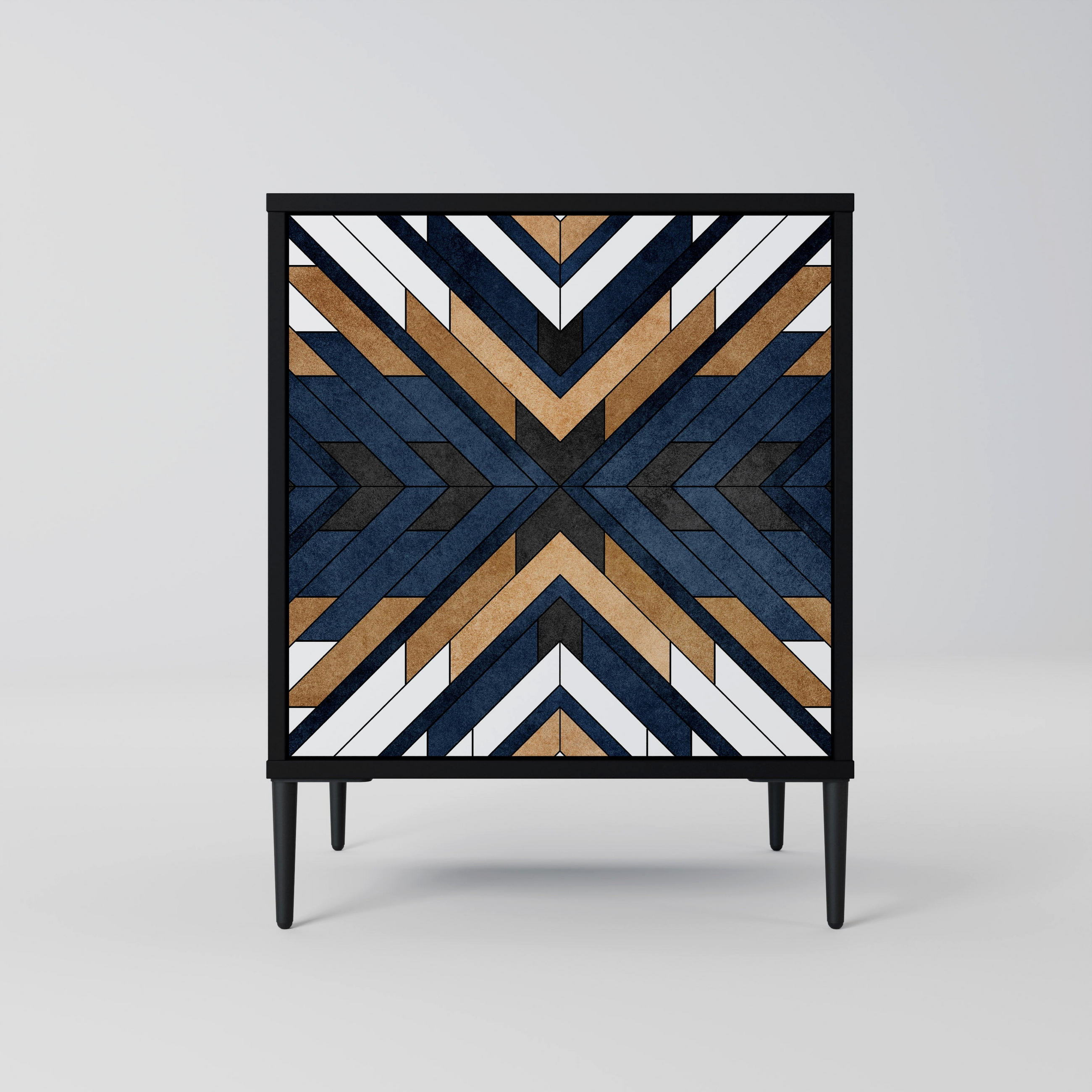 SpaceRebels Sideboard Schwarz 57.5x72.5x42 cm