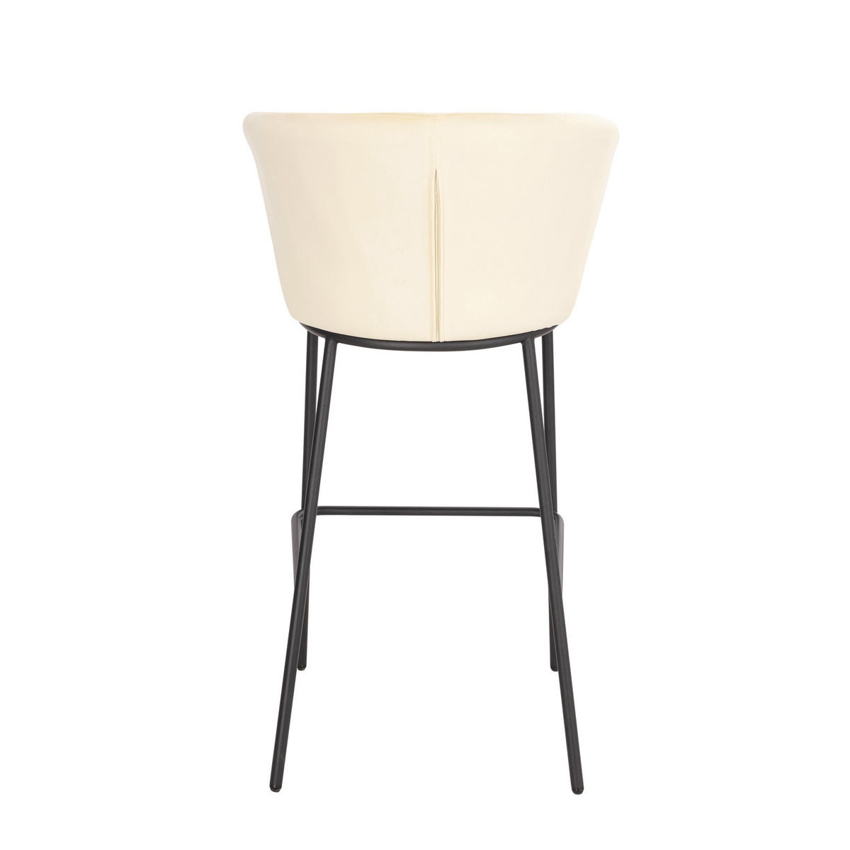 BARHOCKER KATE 2er Set Samt Beige - Beige, Textil (44/102/54cm) - SVITA