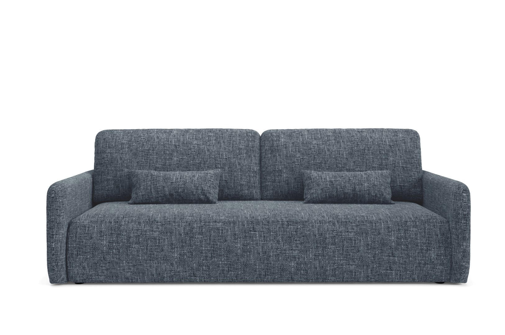 SCHLAFSOFA mit Bettkasten Anthrazitgrau - Anthrazit/Schwarz, Holz/Holzwerkstoff (217/86/102cm) - Furnisell