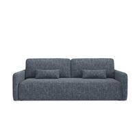 SCHLAFSOFA mit Bettkasten Anthrazitgrau - Anthrazit/Schwarz, Holz/Holzwerkstoff (217/86/102cm) - Furnisell