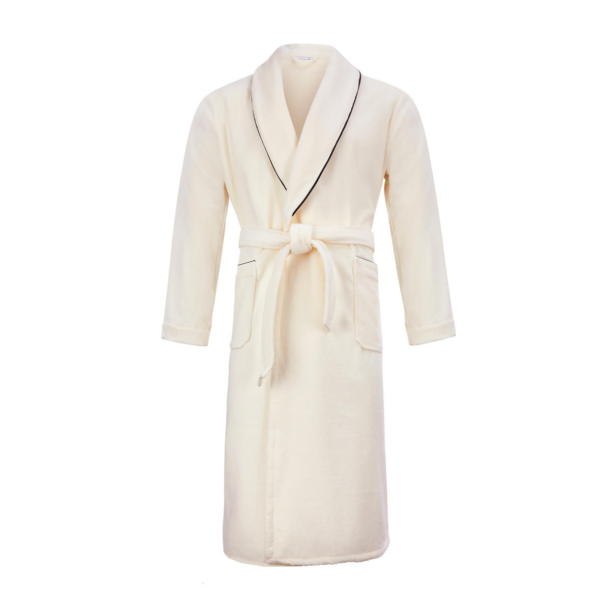 BADEMANTEL DAMEN SCHALKRAGEN MANHATTAN VELOURS IVORY - 017 - Beige, Textil (Snull) - MÖVE