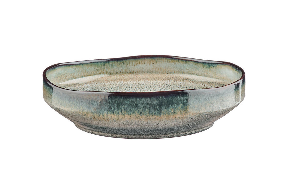 SUPPENTELLER Genesis Ø21cm - 6er-Set - Erde - Grau, Keramik (21cm) - Björn