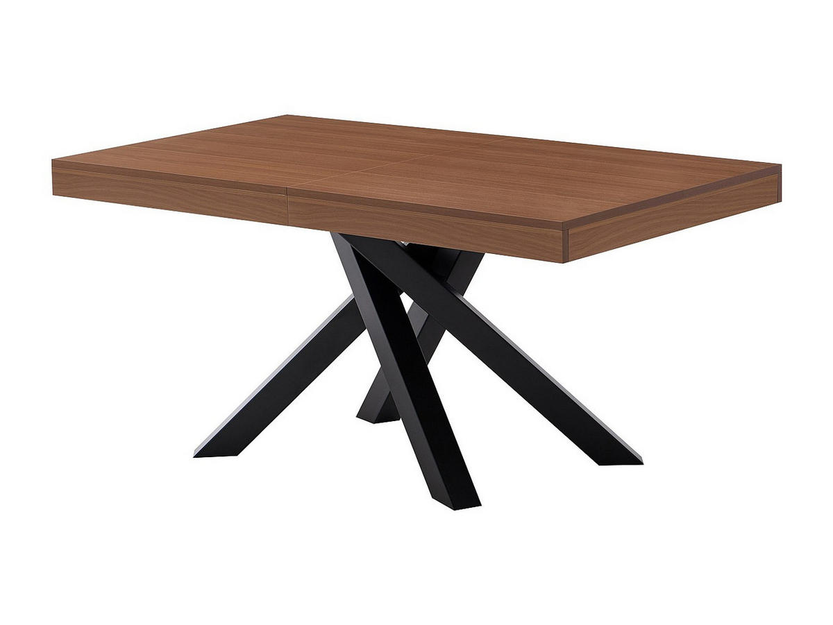ESSTISCH - 6 Personen, 8 Personen, 10 Personen - holz - naturfarben dunkel Catonav - Naturfarben, Holz/Metall (90/160/75cm) - Vente-Unique