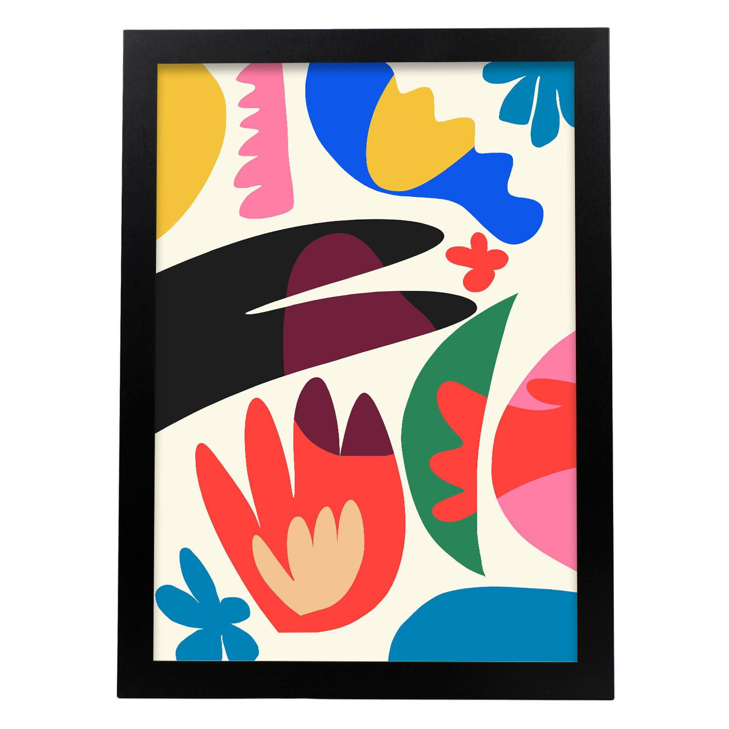 Nacnic Poster Schwarz 29.7x5x42 cm