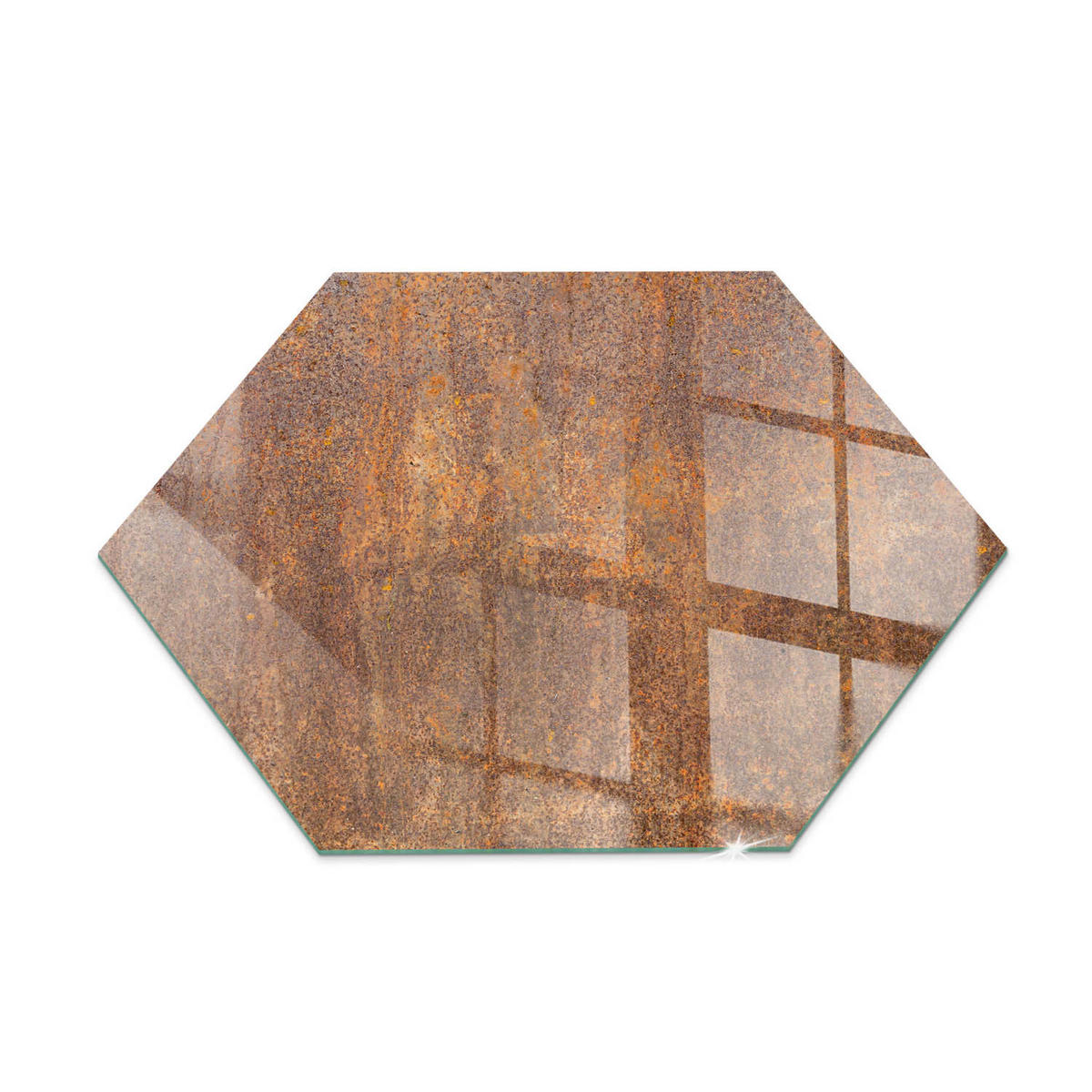 GLASPLATTE für Kamin h40 cm Braun - Braun, Glas (40/40/0.4cm) - ArtPrintCave