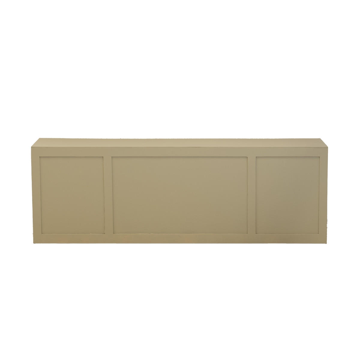 TV-SCHRANK aus Mangoholz 180x40x60cm, beige - Beige, Holz (180/60/40cm) - Giga Meubel