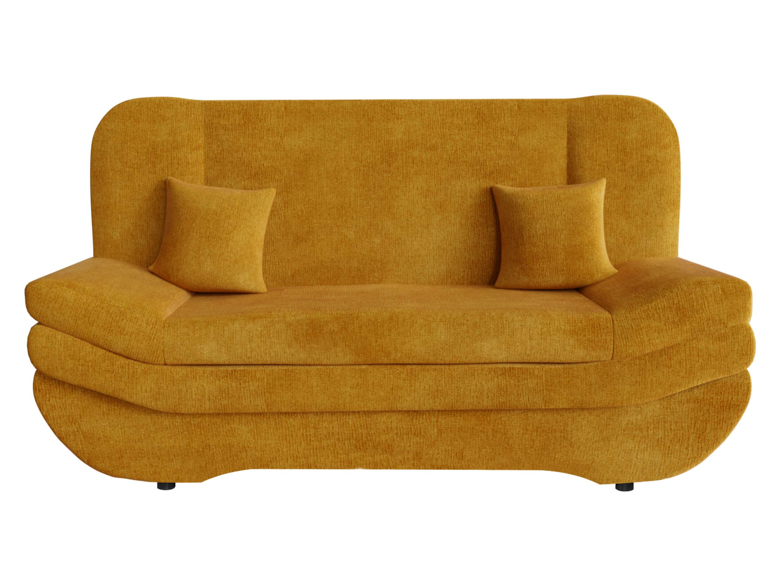 SCHLAFSOFA Weronika - Gelb/Schwarz, Holz/Kunststoff (200/95/90cm) - MIRJAN24