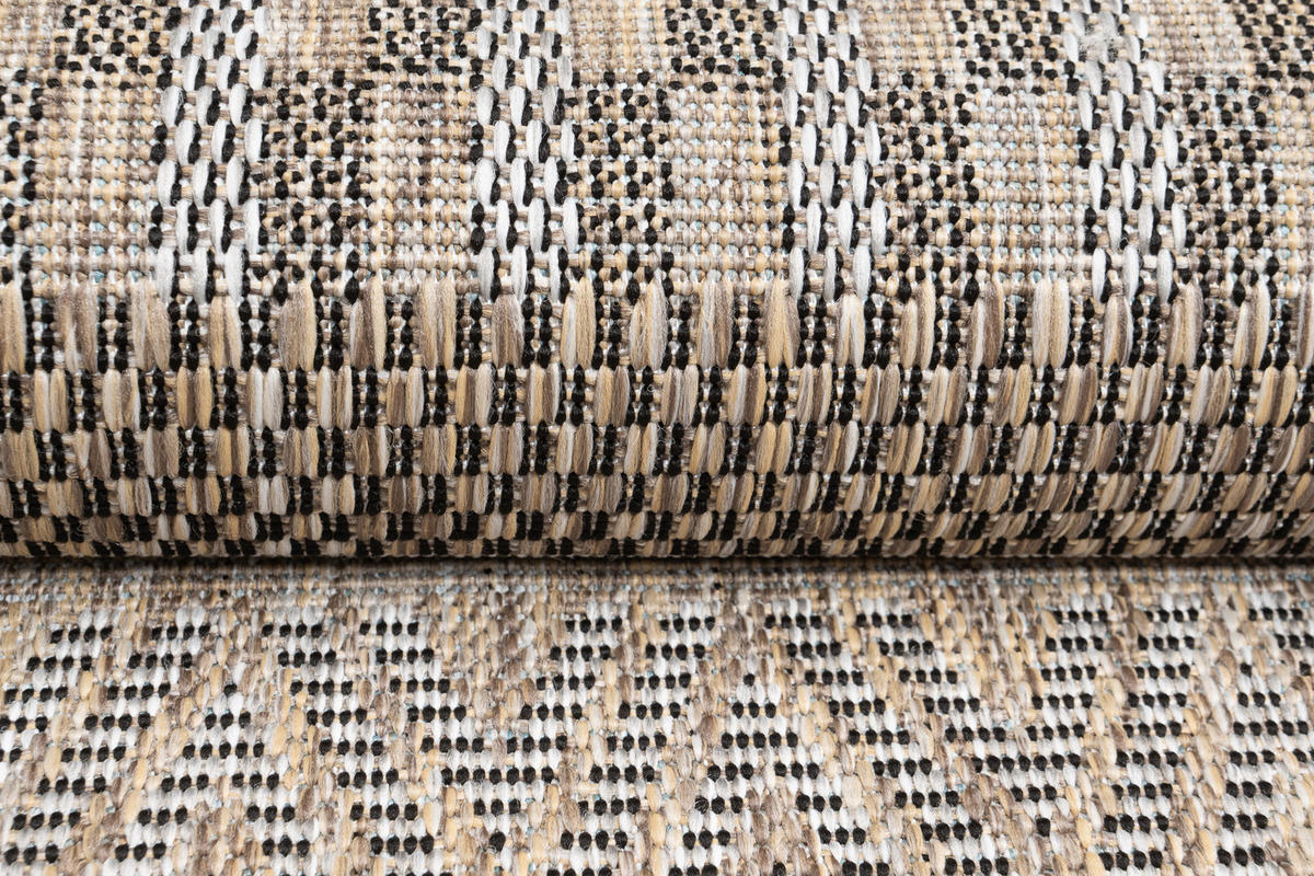 LÄUFER MELISSA Braun Gestreift Modern 60/1100 cm - Braun, Textil (60/1100cm) - Tapiso