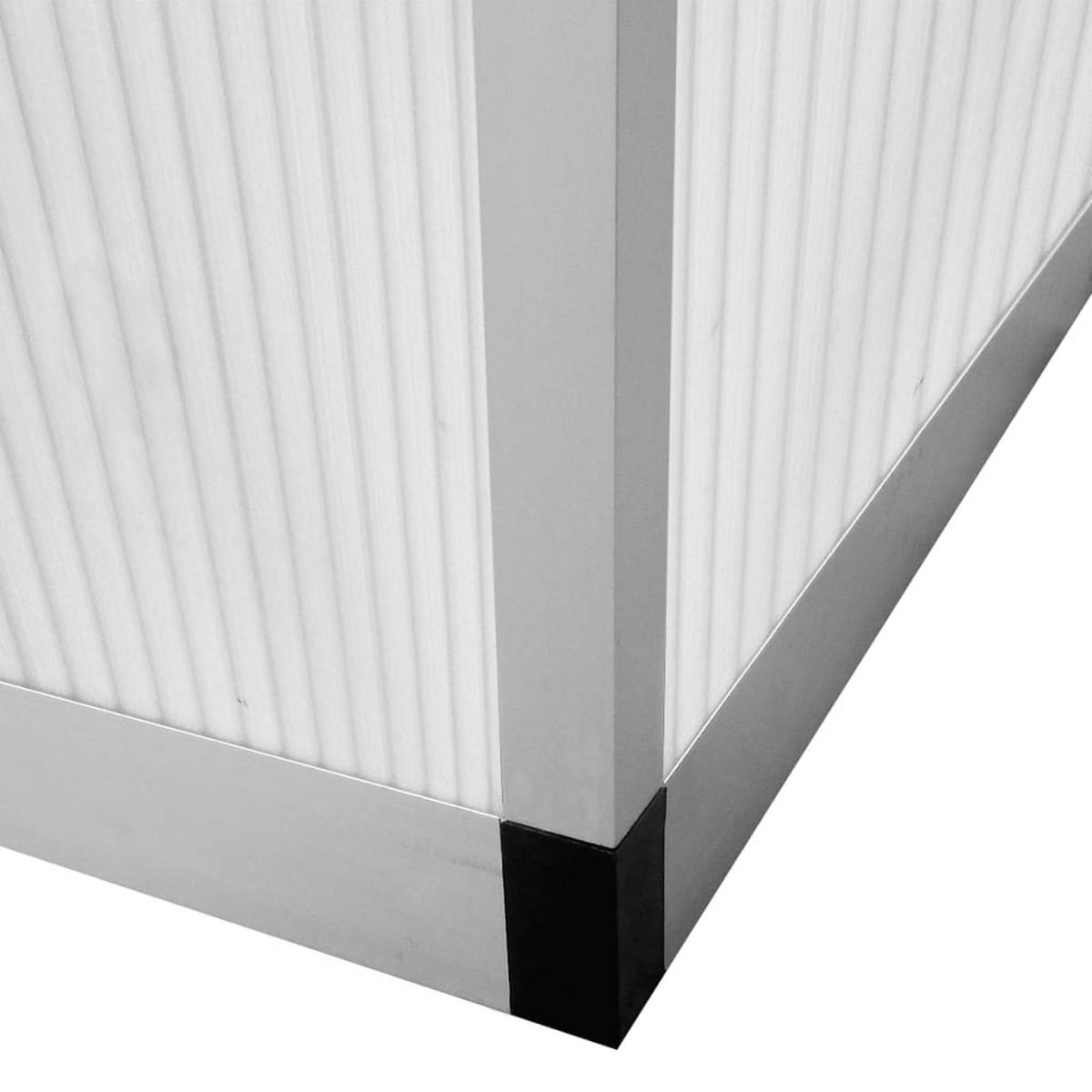 GEWÄCHSHAUS KLASSIK 421x250x195 cm Aluminium - Transparent, Kunststoff (421/195/250cm) - DELUKE