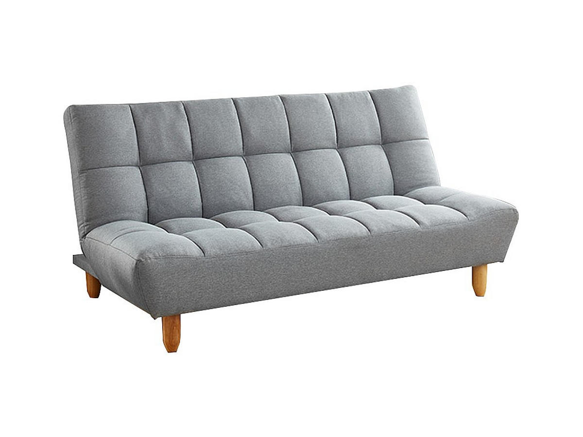 SCHLAFSOFA - 4 Personen - Stoff - Grau - - Grau, Textil (84/87/165cm) - Vente-Unique