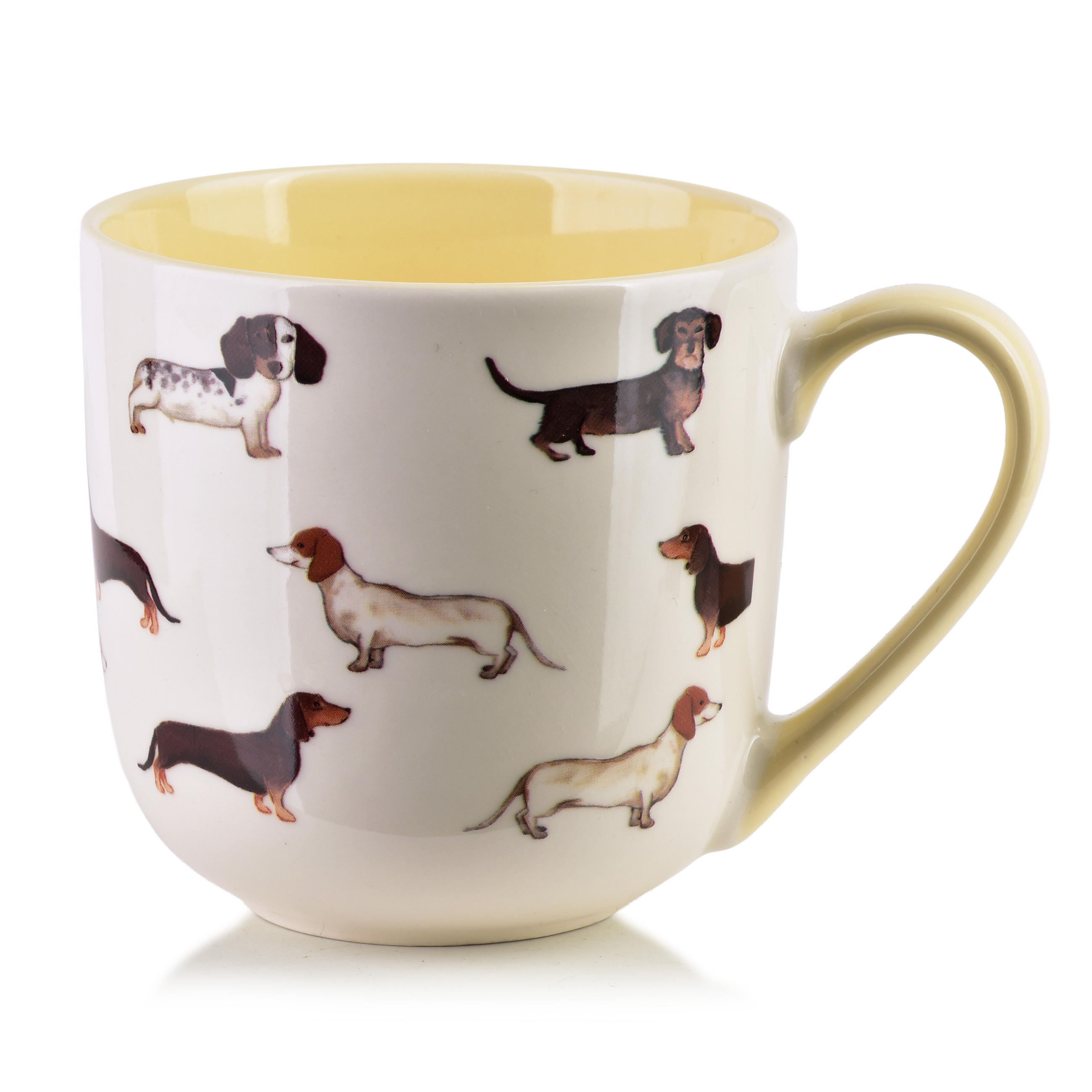 HRNČEK Noah 9,5/13/9,5cm hnedý porcelán - krémová, keramika (0.41L) - Mondex