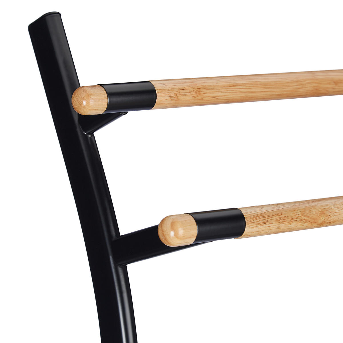 HANDTUCHHALTER - Multicolor, Holz/Metall (46.5/88/20cm) - Relaxdays