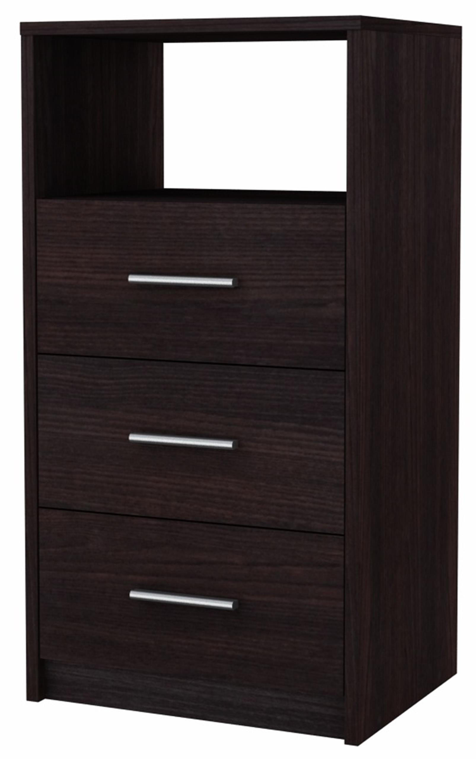 KOMMODE 3SO Wenge 40/35/75 cm - Wengefarben, Holzwerkstoff (40/75/35cm) - Matkam Möbel