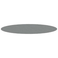 POOL-BODENTUCH Hellgrau Ø550 Cm Polyester Geotextil - Grau, Textil (550/550cm) - vidaXL