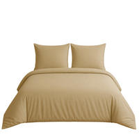 BETTWÄSCHE 3-teilig 200/200 cm UNI BEIGE - Beige, Textil (200/200cm) - ROLFNERS