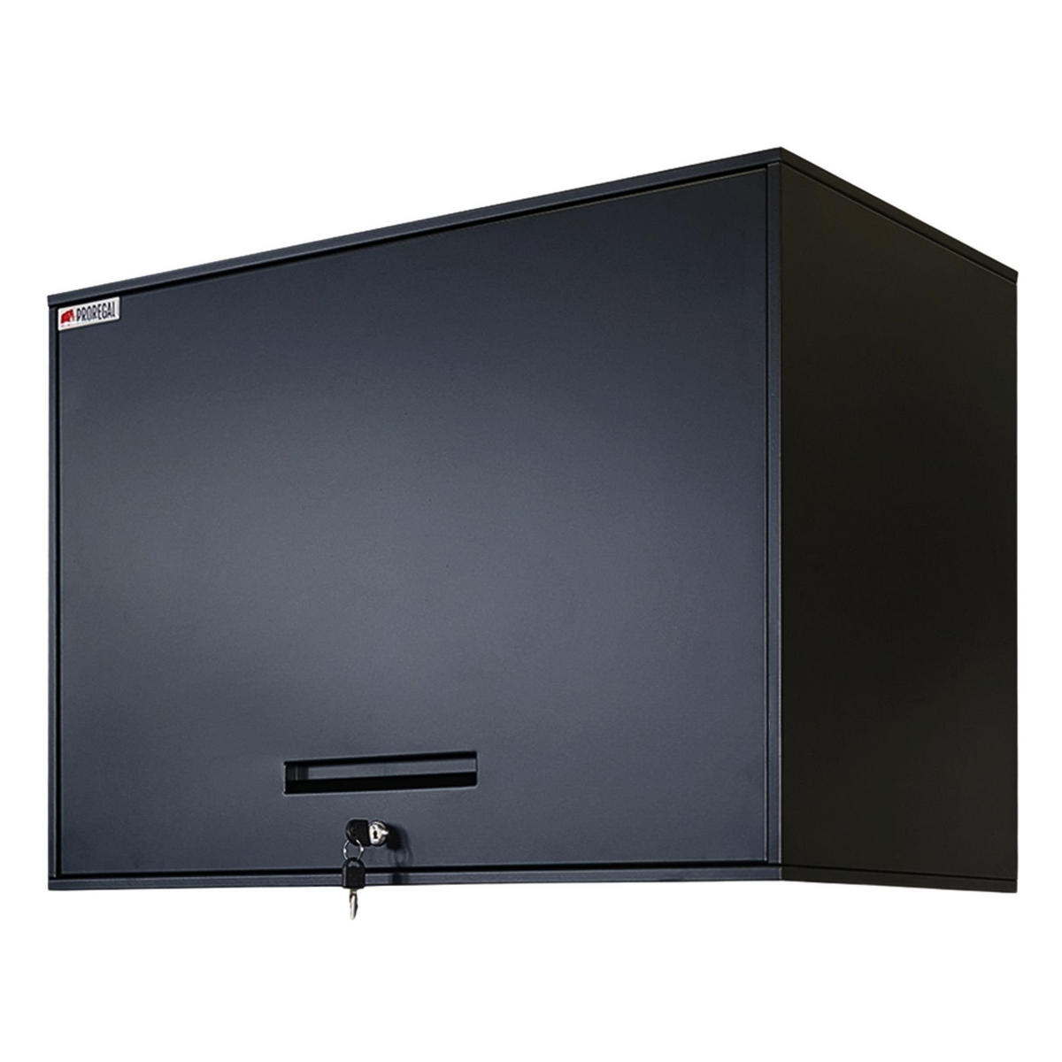 WERKZEUGSCHRANK Elephant 2er Set Stahl Wandschrank 55x80x40cm Schwarz - Schwarz, Metall (160/55/40cm) - PROREGAL