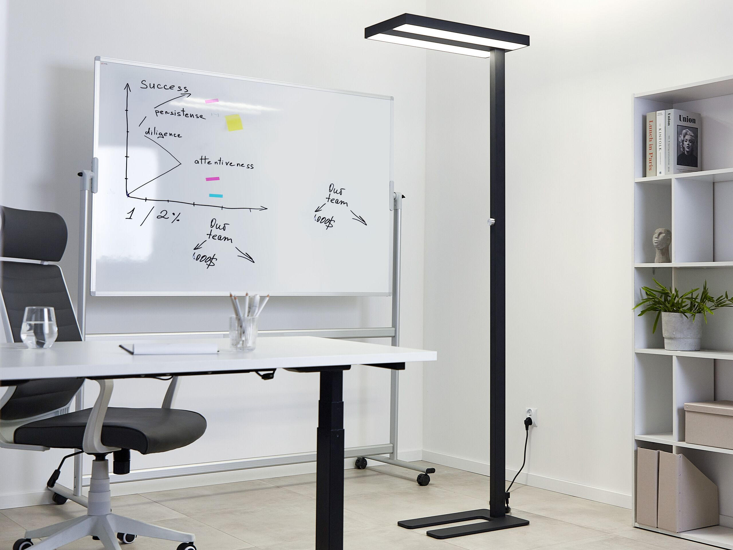 Thumbnail - Beliani Stehlampe, Schwarz, Metall, 29x197x61 cm, Lampen & Leuchten, Innenbeleuchtung, Stehlampen, Stehlampen