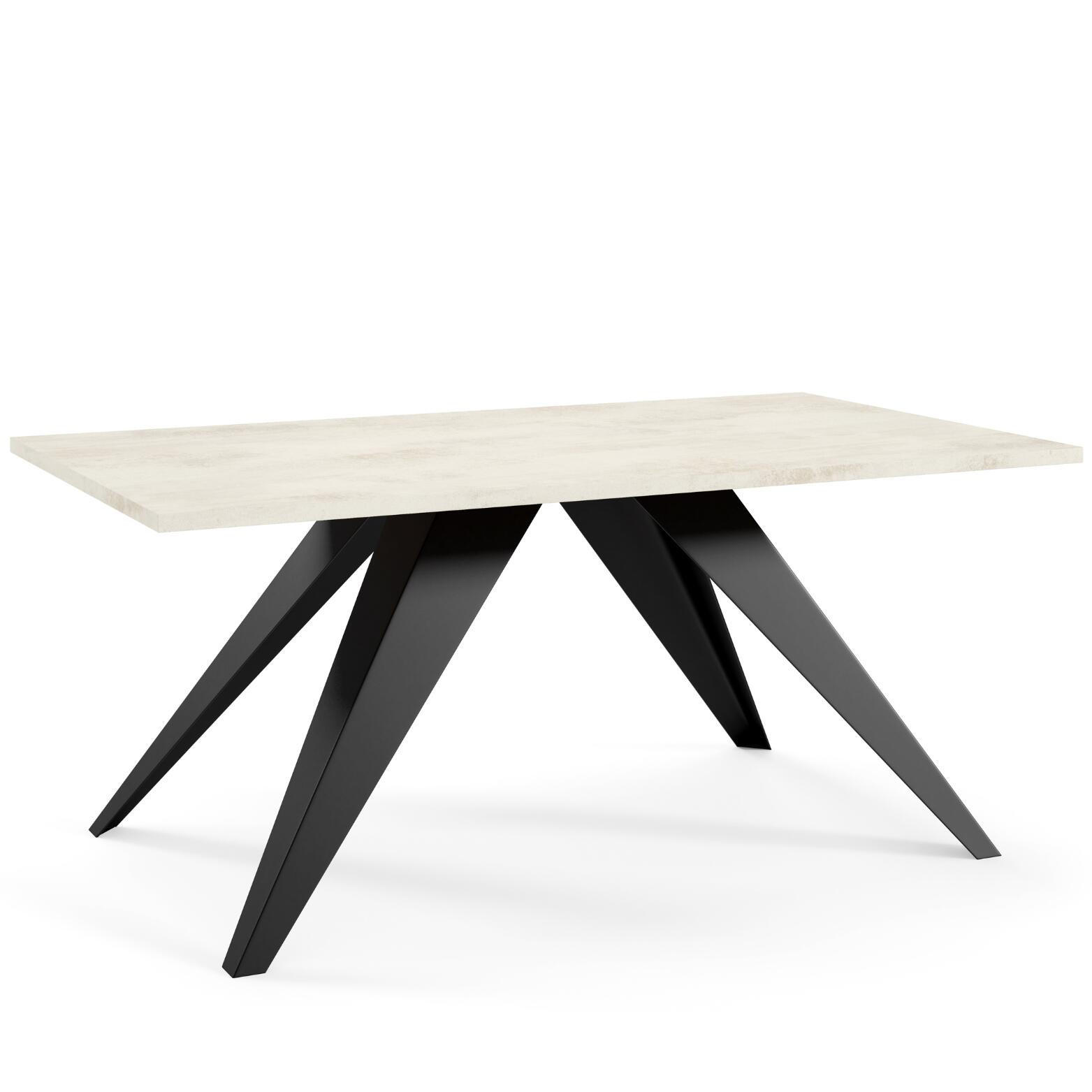 COUCHTISCH ARIA Weiß 60x120x48 cm - Weiß, Holzwerkstoff (120/60/48cm) - FURNLUX