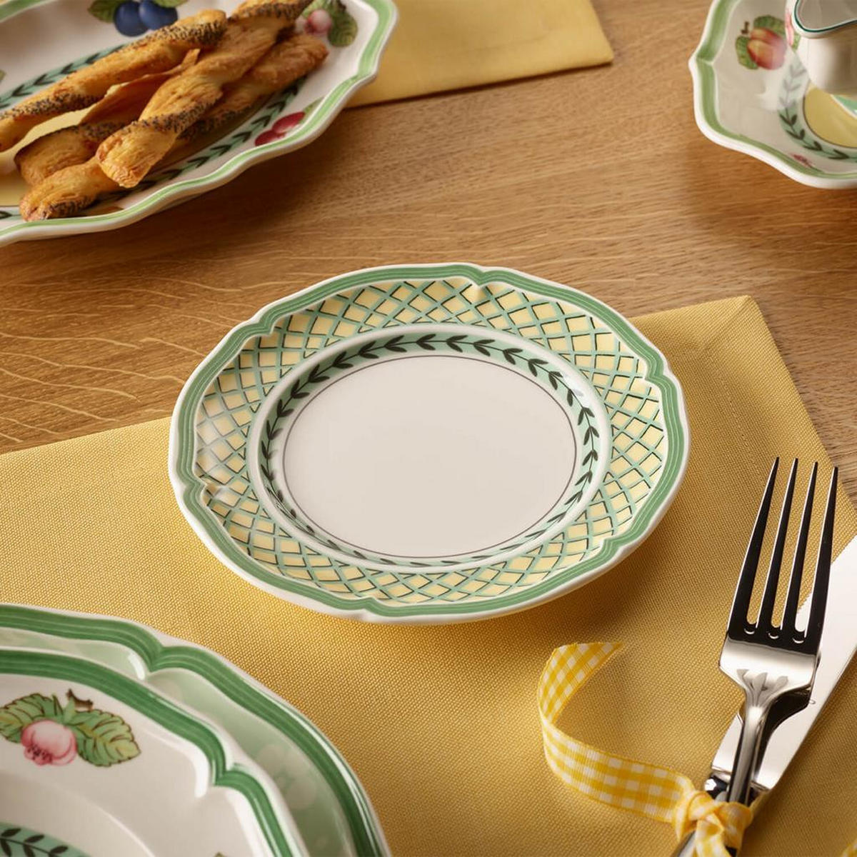 BROTTELLER French Garden Orange bunt ø 17,4 cm 6er Set - Multicolor, Keramik (17.4cm) - Villeroy & Boch