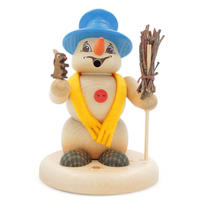 RAUCHFIGUR Scheemann Natur mit Hase 13 cm - Multicolor, Holz (10/13/0.1cm)