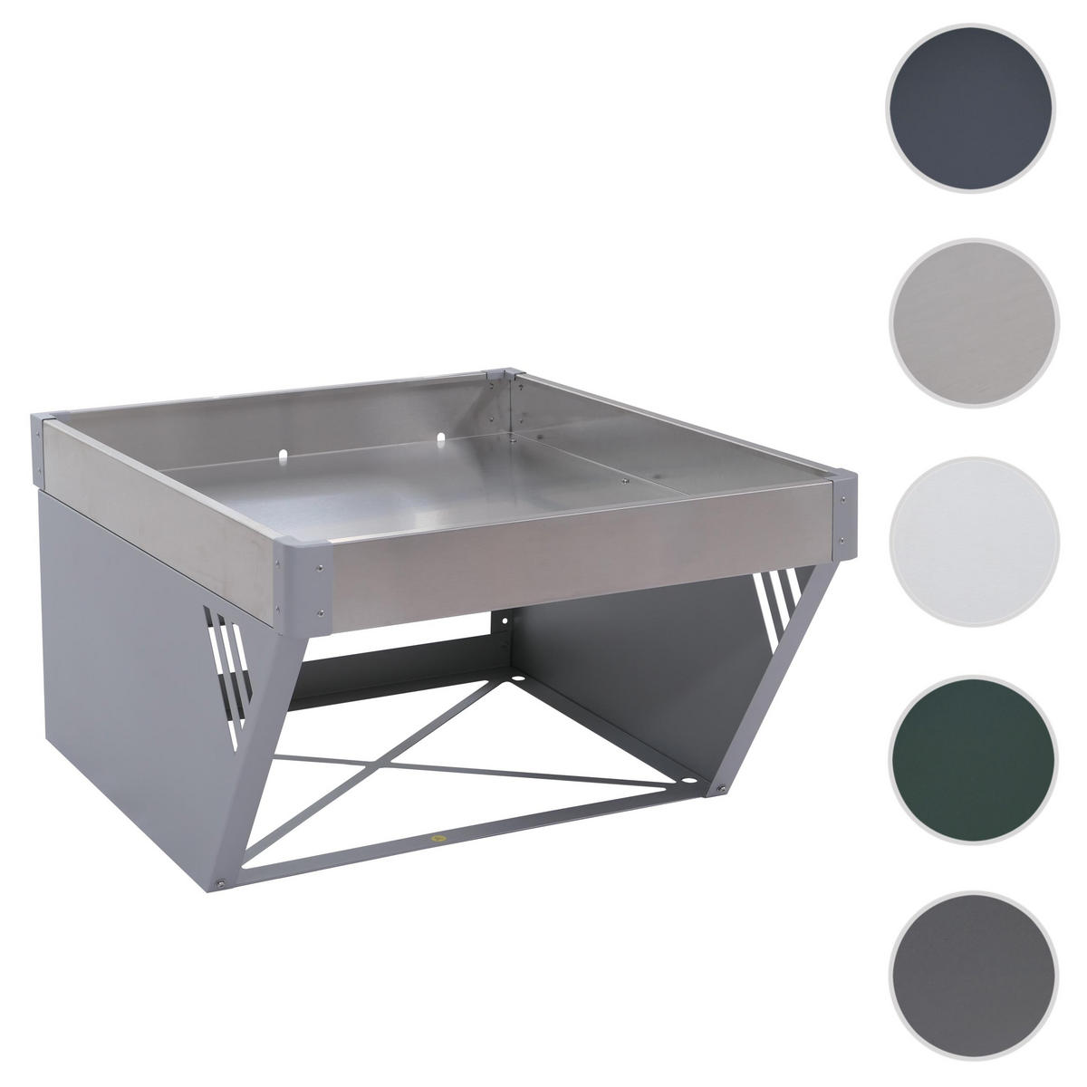 GÁRAŽ PRO KOŠOVÝ ROBOT Šedá, stříbrně šedá - šedá/stříbrná, kov (60/39/70cm) - MCW