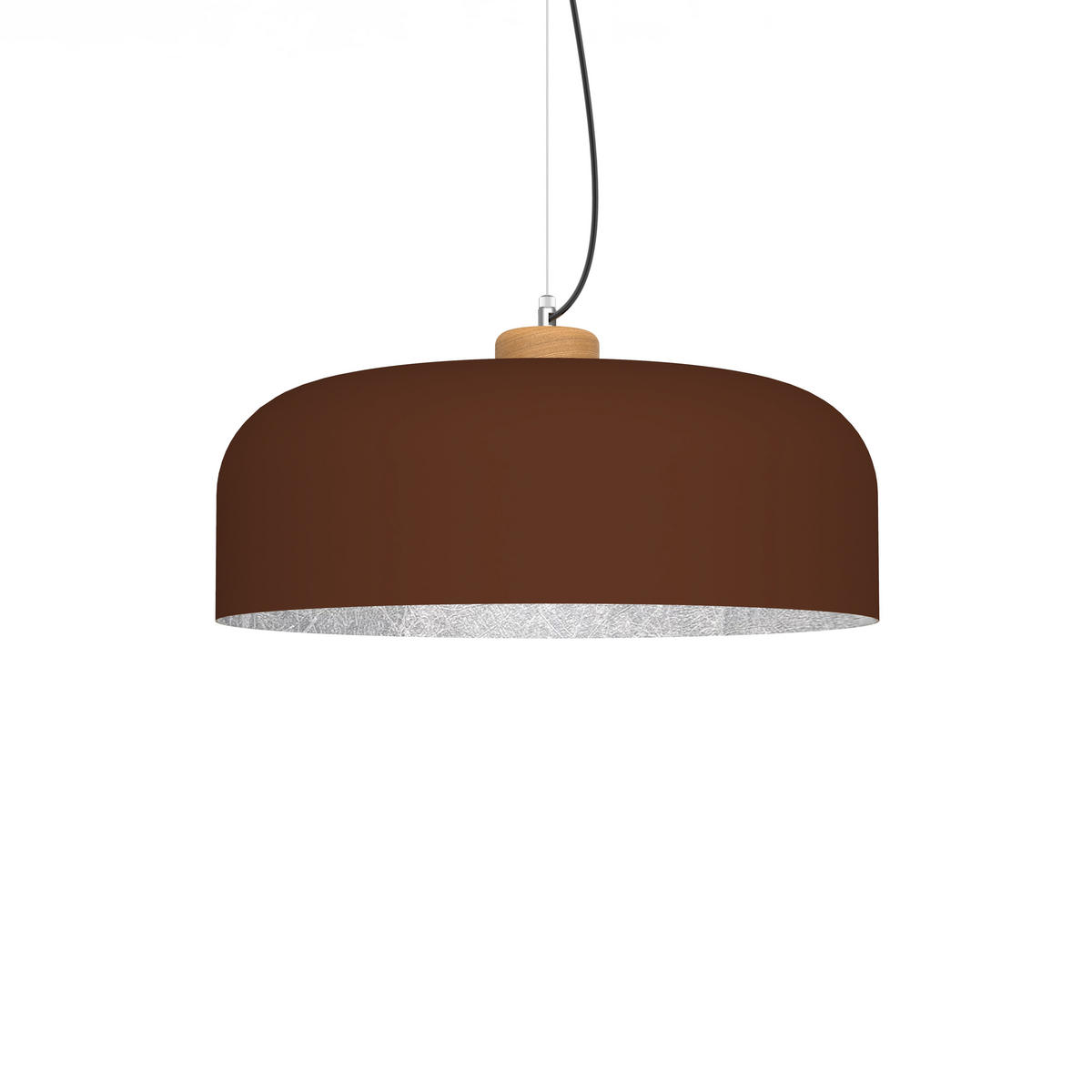 HÄNGELEUCHTE - Braun, Metall (50/50/17cm) - Lumicom