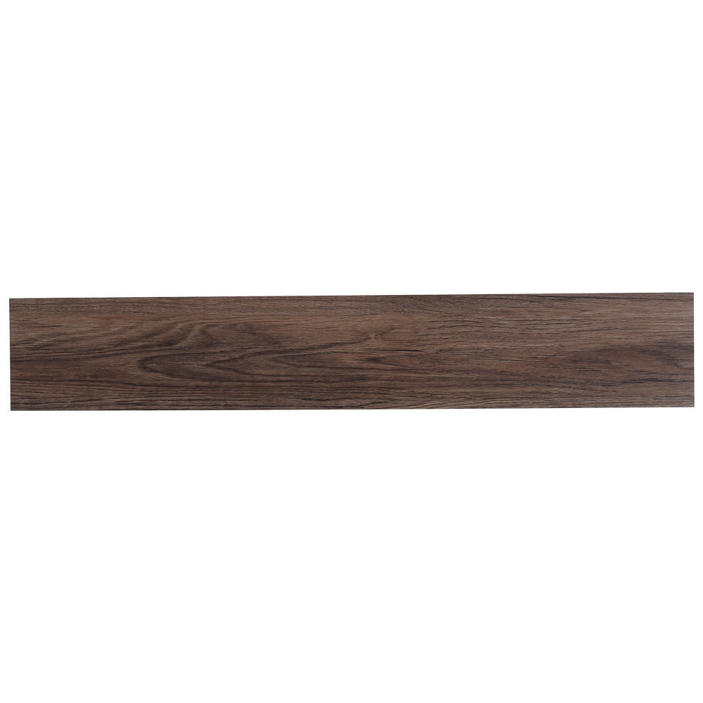 VINYLBODEN 5m²/36-TLG. selbstklebend PVC - Dunkelbraun, Kunststoff (0.2/91.5/15.2cm) - Livingandhome