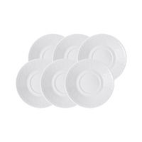 MOKKA- / ESPRESSOUNTERTASSEN Cellini weiß ø 12 cm 6er Set - Weiß, Keramik (12cm) - Villeroy & Boch