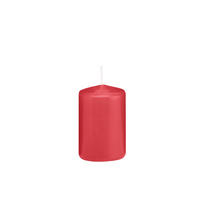 STUMPENKERZEN Himbeere Ø 58 x 100 mm, 16 Stück - Altrosa, Paraffin (6/10cm) - Wiedemann Kerzen