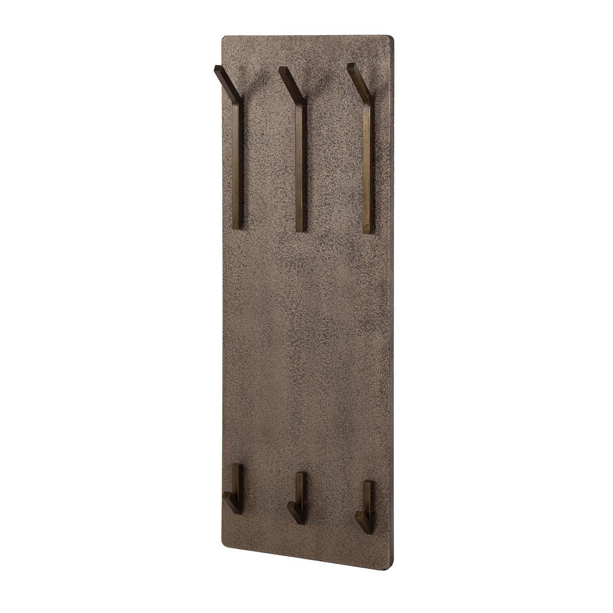 WANDGARDEROBE Ferro Braun 12/35/100 cm - Braun, Metall (35/100/12cm) - Hoyz Collection