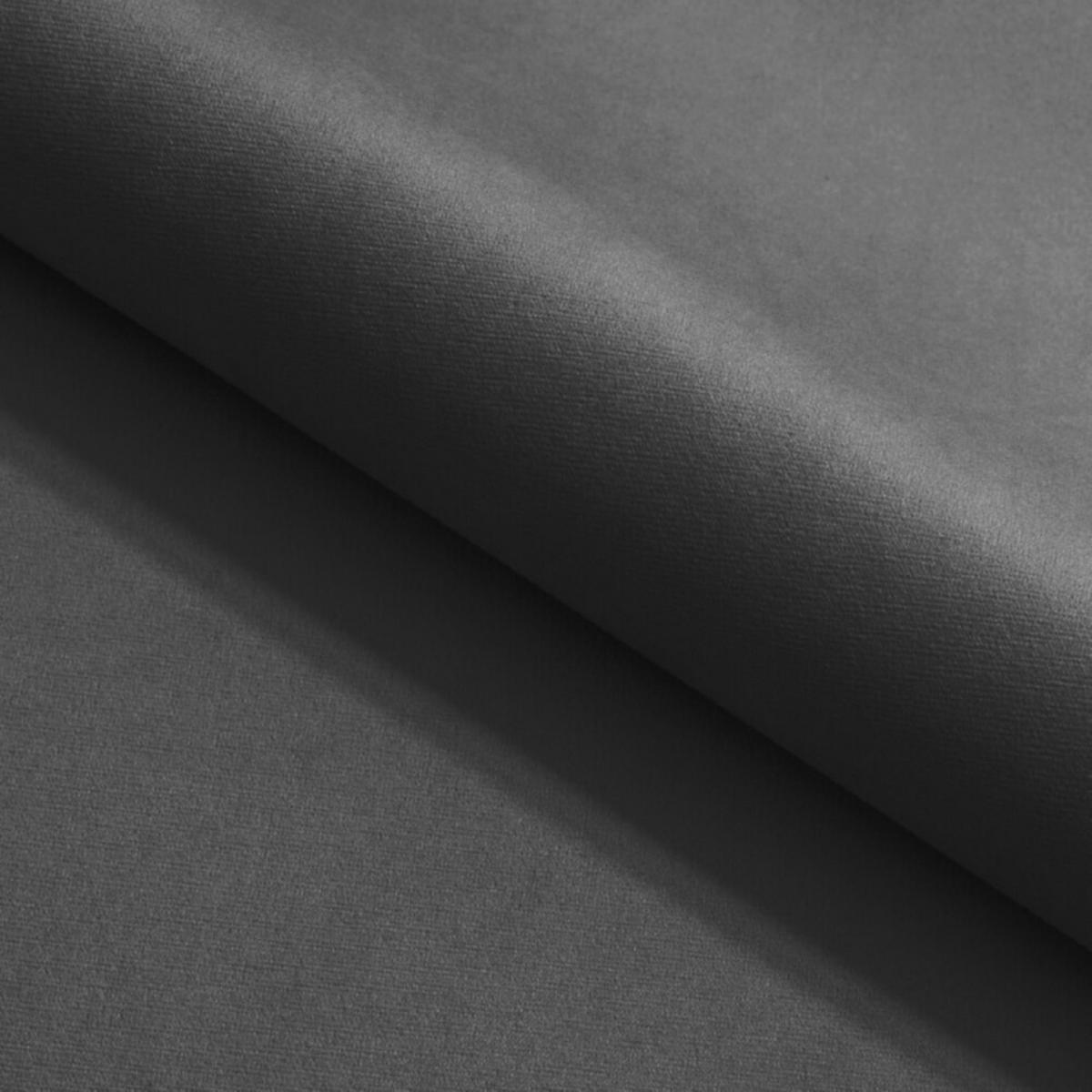 POLSTERBETT SLIM 3 mit Kopfteil, 180x200 cm, Doppelbett mit Bettkasten und Lattenrost aus Holz, Velourstoff, Farbe: Dunkelgrau - Grau, Holz/Textil (180/200cm) - Sepro Meble