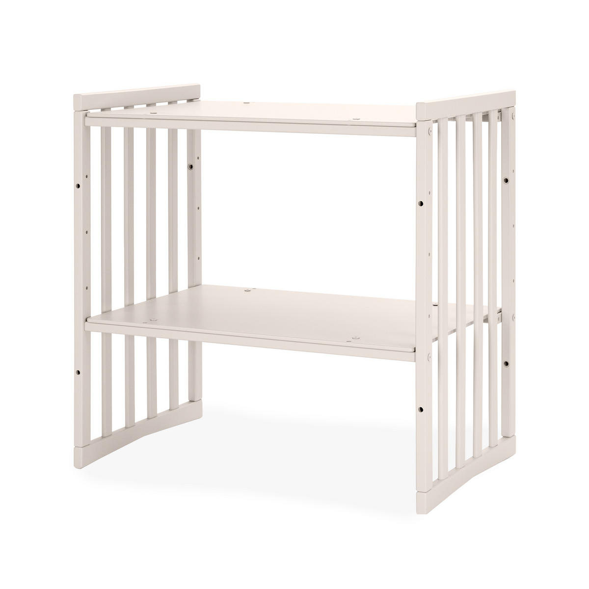 PĂTUȚ bebe Cașmir oval 7in1 cu saltea - cașmir, material textil/lemn (73/125cm) - waldin