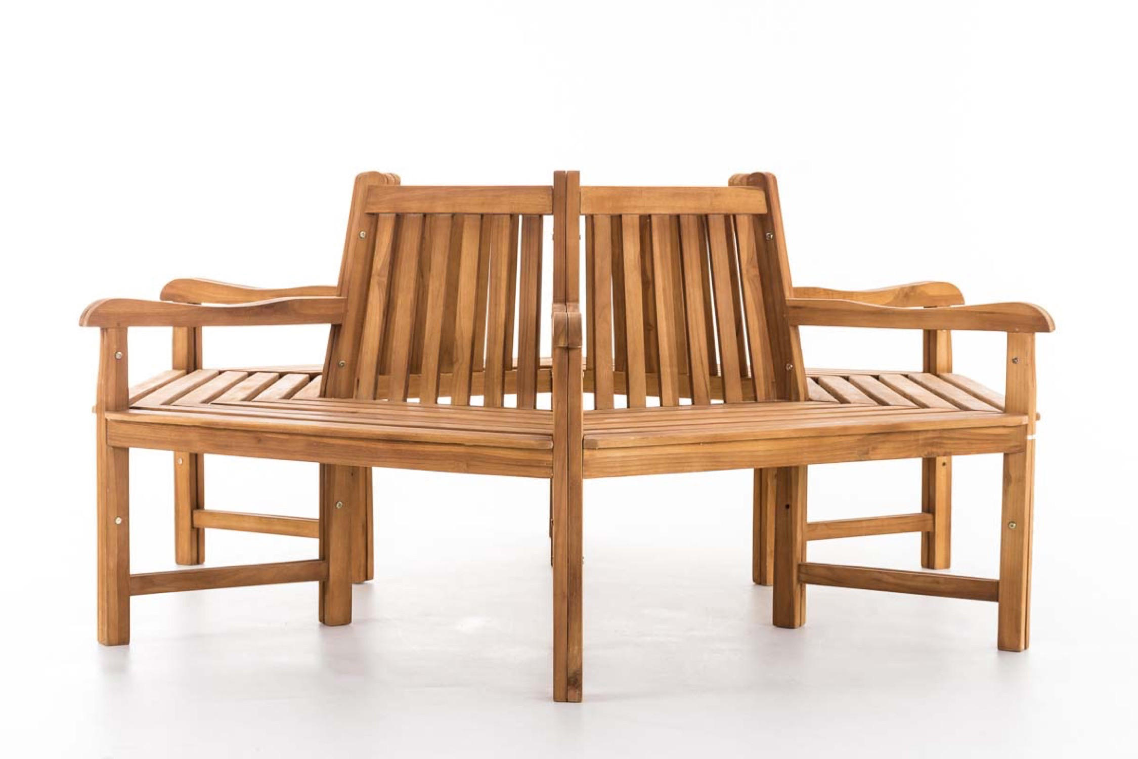 BAUMBANK Sonny mit Armlehnen 200 cm teak - Braun, Holz (200/90/200cm) - TPFGarden
