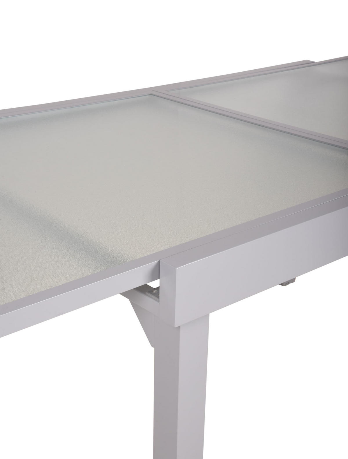 GARTENTISCH Adam 135 cm Ausziehtisch - Grau, Metall (90/135/75cm) - DELUKE