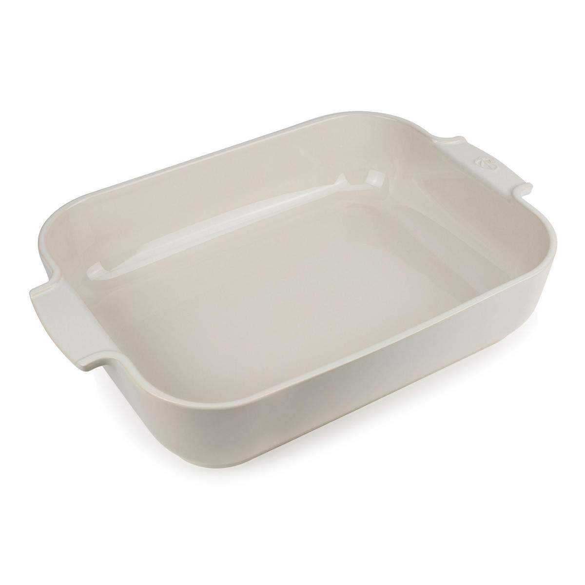 AUFLAUFFORM Keramik Appolia 40cm Rechteckig Ecru Spülmaschinenfest - Weiß, Keramik (27.2/40/8.3cm) - PEUGEOT