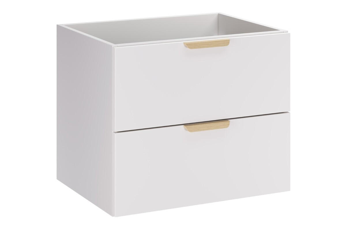 BADMÖBEL-SET 100 cm 5 Teile - Aster White A BM421 in Weiß/Matt - Weiß Hochglanz/Weiß, Holz (100/50/46cm)