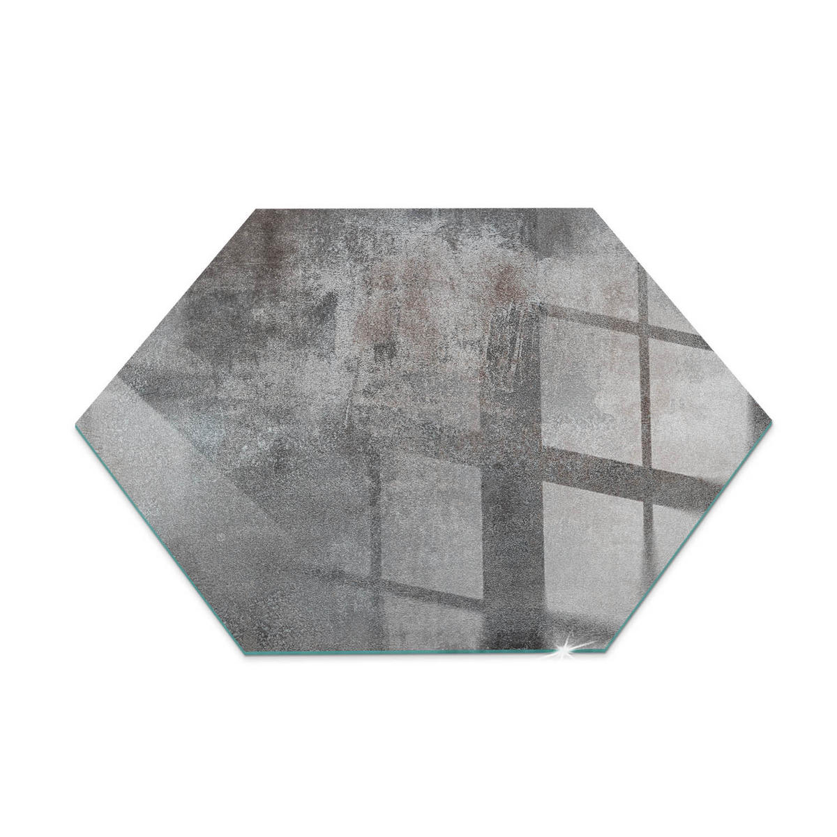 GLASPLATTE für Kamin h40 cm Grau - Grau, Glas (40/40/0.4cm) - ArtPrintCave