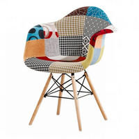 ARMLEHNSTUHL Stoff Mehrfarbig - Multicolor, Holz (63/83/50cm) - Life Interiors